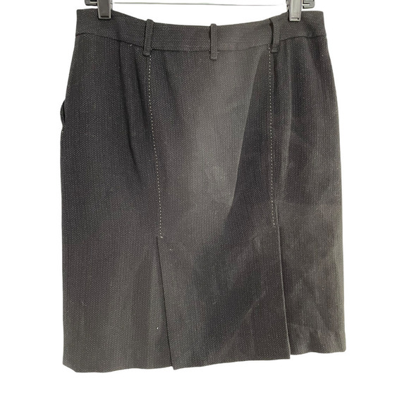 MAX STUDIO SPECIAL EDITION BLACK ZIP FRONT SKIRT - Picture 5 of 10